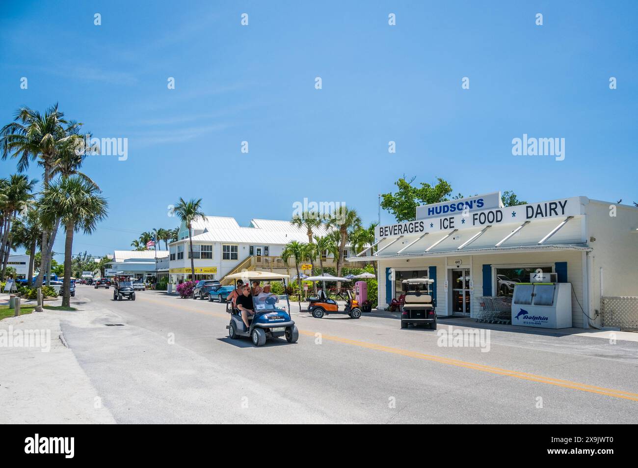 Boca grande sull'isola di Gasparilla, sulla costa sud-occidentale della Florida nel Golfo del Messico, negli Stati Uniti Foto Stock