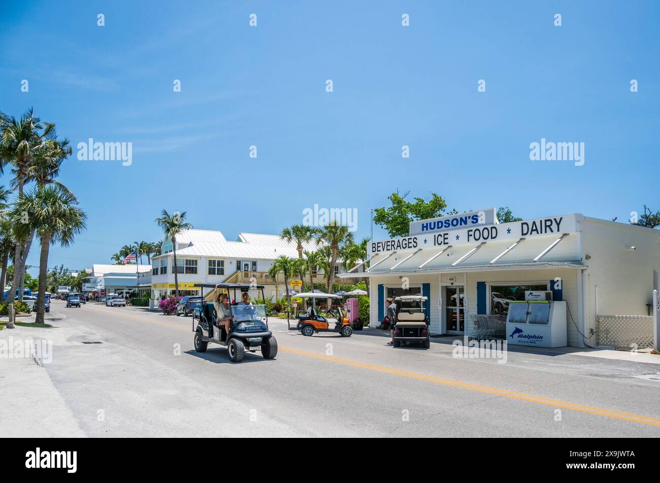 Boca grande sull'isola di Gasparilla, sulla costa sud-occidentale della Florida nel Golfo del Messico, negli Stati Uniti Foto Stock