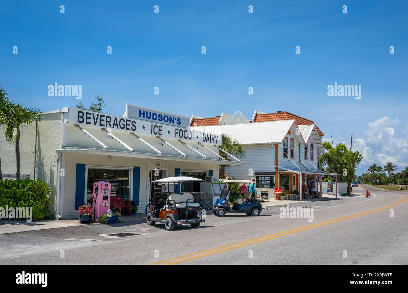 Boca grande sull'isola di Gasparilla, sulla costa sud-occidentale della Florida nel Golfo del Messico, negli Stati Uniti Foto Stock