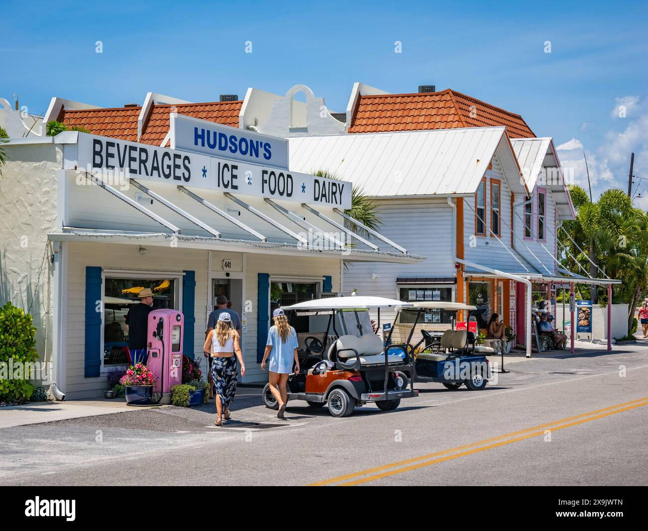 Boca grande sull'isola di Gasparilla, sulla costa sud-occidentale della Florida nel Golfo del Messico, negli Stati Uniti Foto Stock