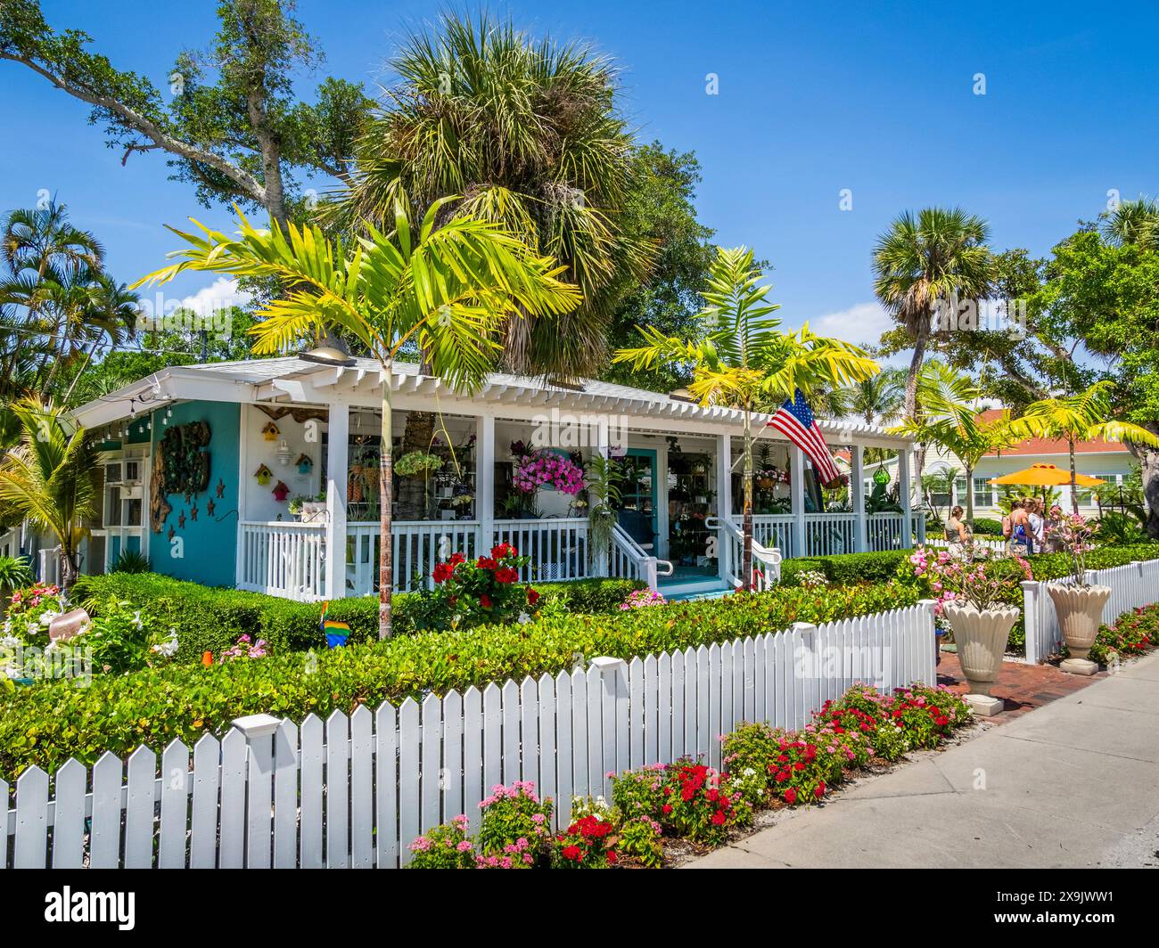 Boca grande sull'isola di Gasparilla, sulla costa sud-occidentale della Florida nel Golfo del Messico, negli Stati Uniti Foto Stock