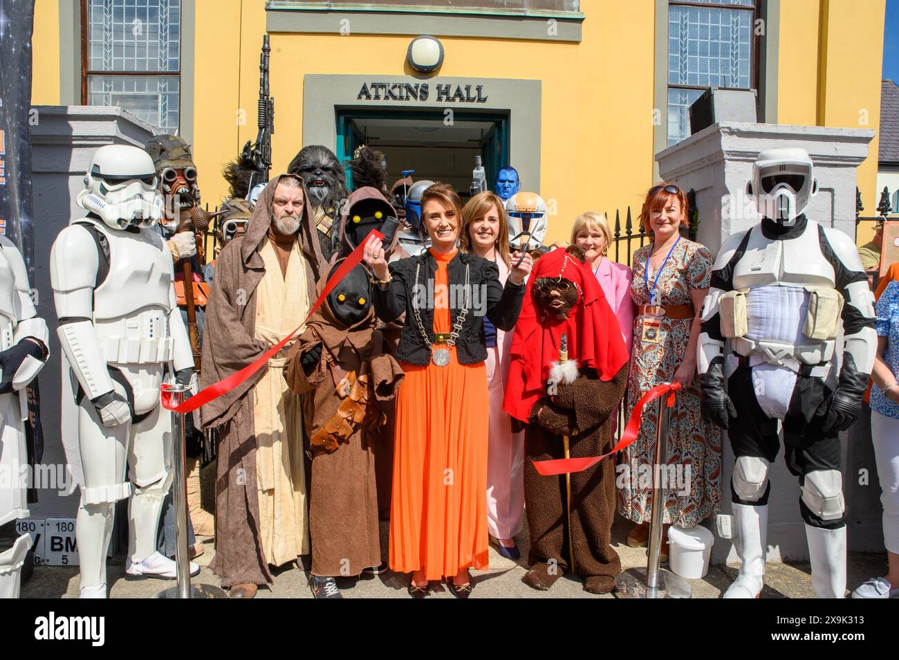 Festival inaugurale di Guerre stellari "Feel the Force" a Dunmanway, Co Cork, Irlanda il 1° e il secondo giugno 2024 Foto Stock