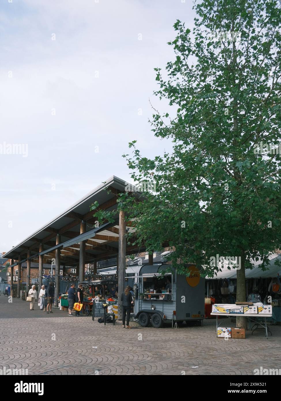 Altrincham Market House, Trafford, Cheshire nel quartiere Stamford Foto Stock