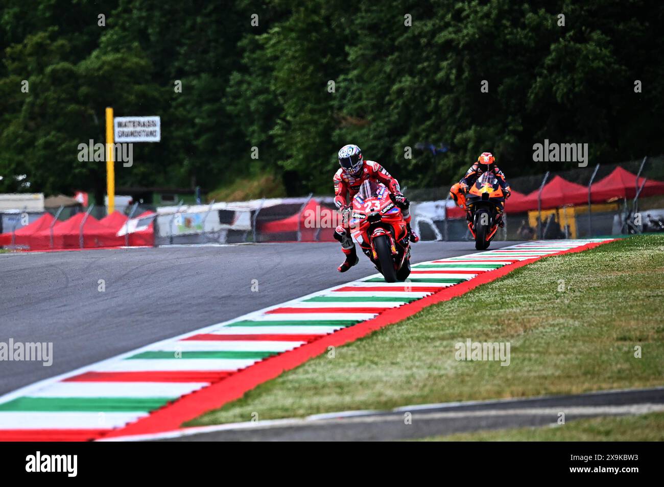 Mugello, Italia. 31 maggio 2024. ENA Bastianini 23 Italia 23 Ducati Lenovo Team durante il Gran Premio dâ&#x80;&#x99;Italia Brembo - prove libere, Campionato del mondo MotoGP nel Mugello, Italia, maggio 31 2024 Credit: Independent Photo Agency/Alamy Live News Foto Stock