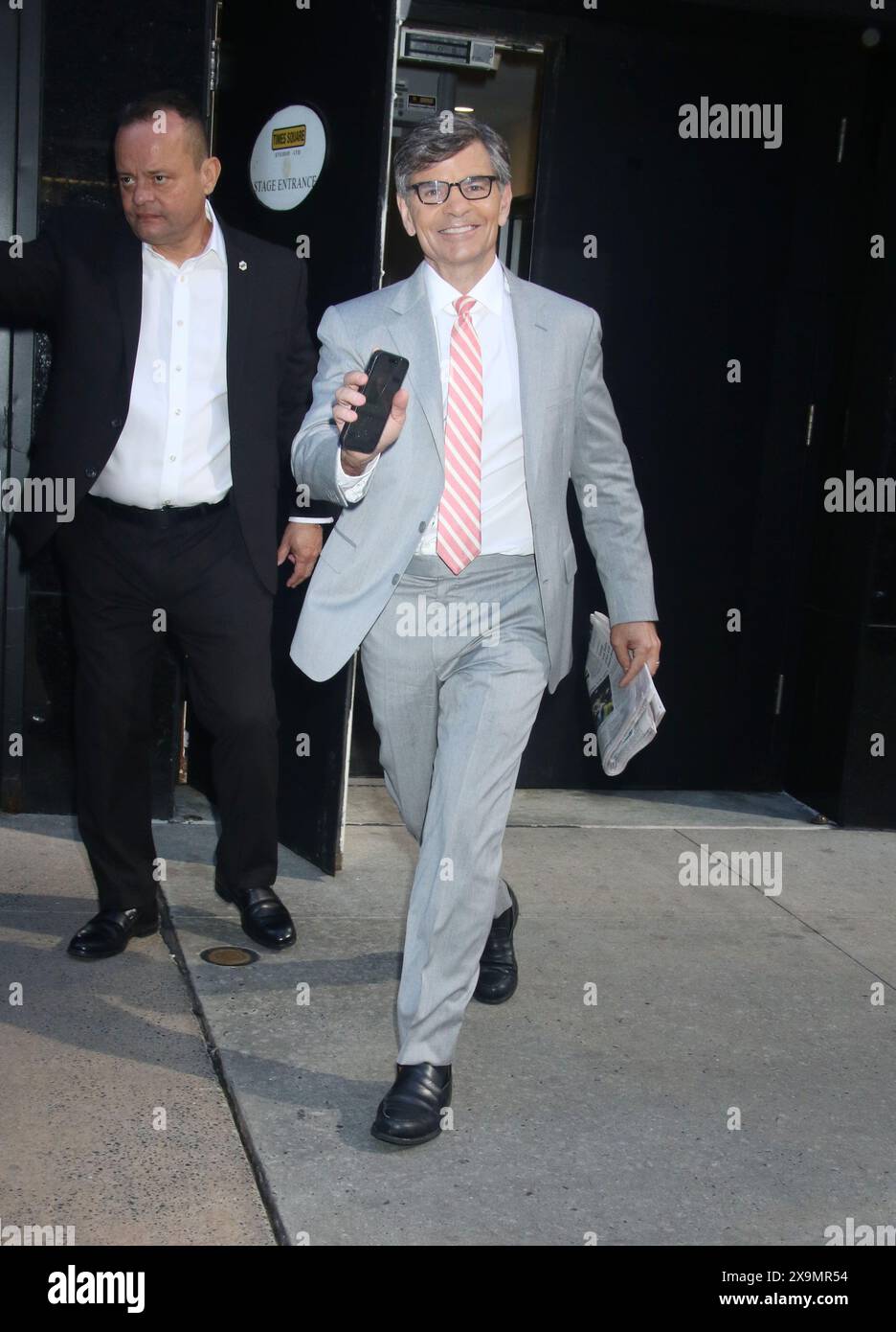 31 maggio 2024 George Stephanopoulos su Good Morning America a New York. 31 maggio 2024 RW/Mediapunch Foto Stock