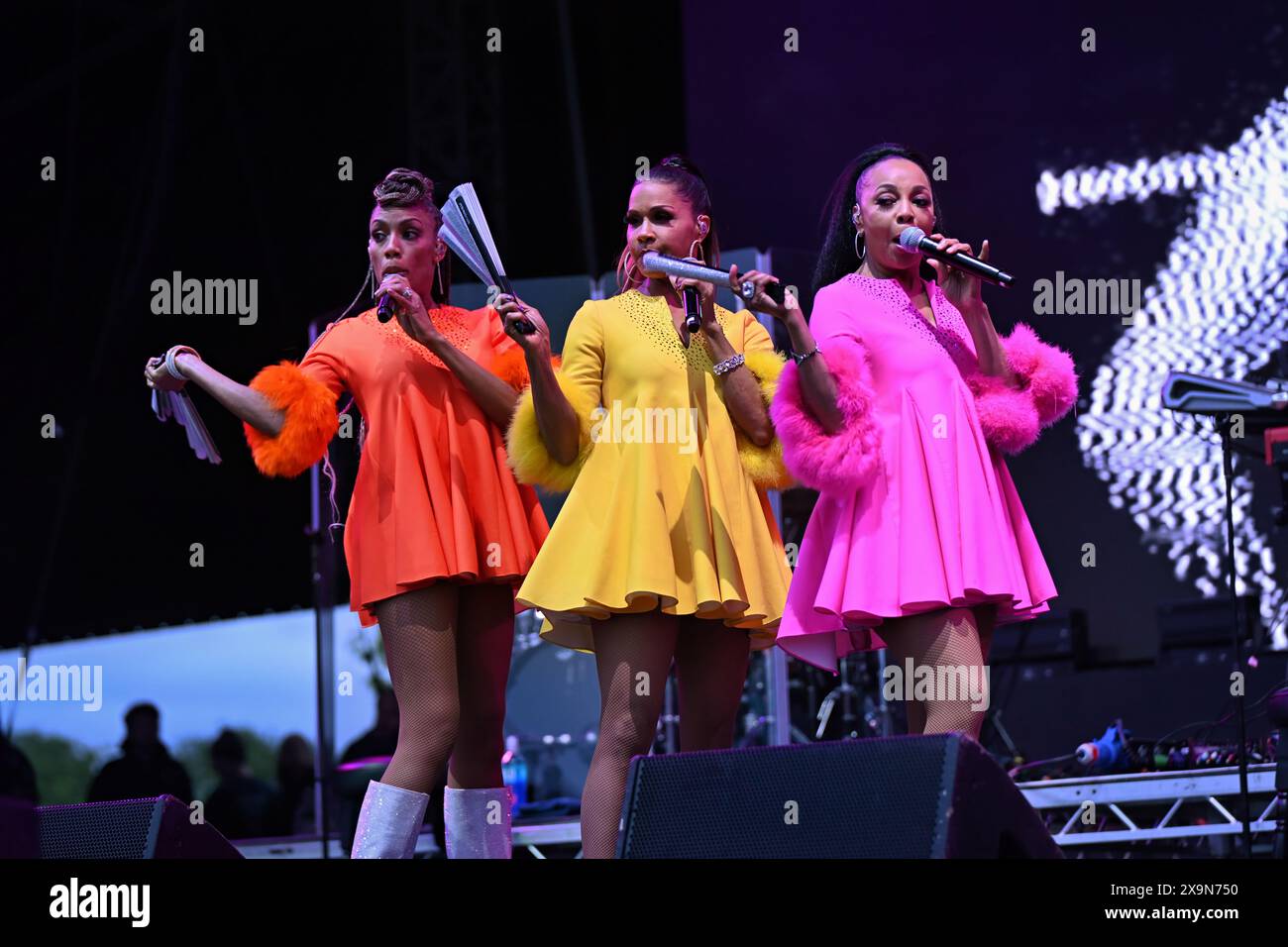 Brockwell Park, Londra, Regno Unito. 1 giugno 2024. EN Vogue si esibisce sul palco principale del Mighty Hoopla 2024 Day 1 - Festival di musica pop a Londra, Regno Unito. Credito: Vedi li/Picture Capital/Alamy Live News Foto Stock