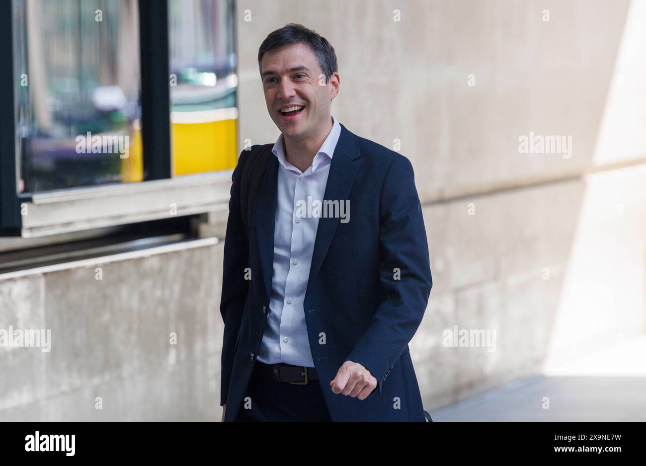 Londra, Regno Unito. 2 giugno 2024. Co-leader del Partito Verde d'Inghilterra e Galles, Adrian Ramsay, alla BBC for Sunday con Laura Kuenssberg. Crediti: Mark Thomas/Alamy Live News Foto Stock