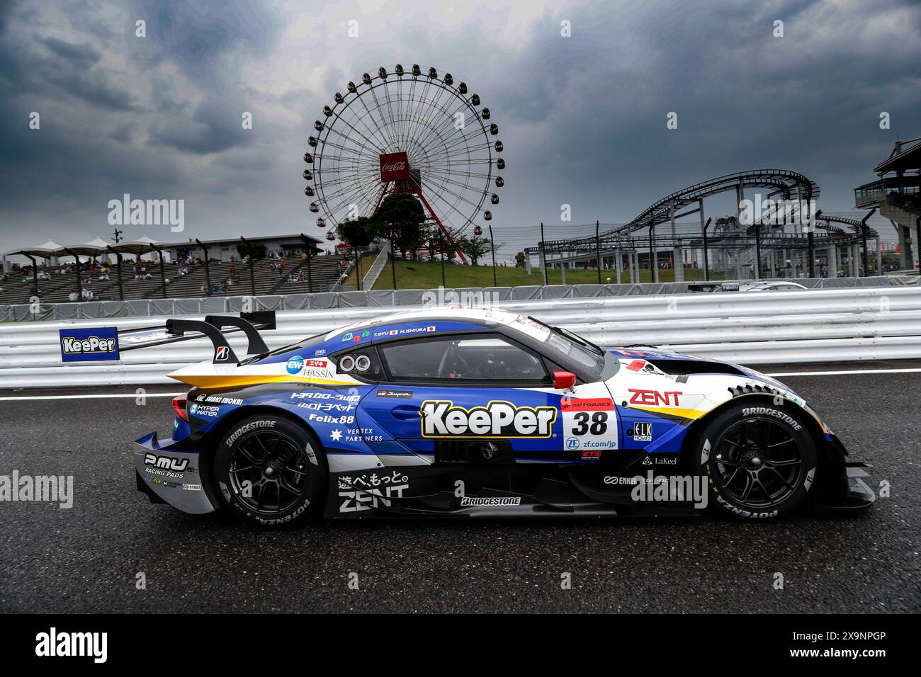 38 ISHIURA Hiroaki (jpn), OYU Toshiki (jpn), TGR Team Keeper Cerumo, Toyota GR Supra GT500, azione durante la Suzuka GT 3 ore Race, 3° round della 2024 Super GT Series, dall'1 al 2 giugno 2024 sul circuito di Suzuka, a Suzuka-Shi, Giappone - foto Clément Marin / DPPI Foto Stock