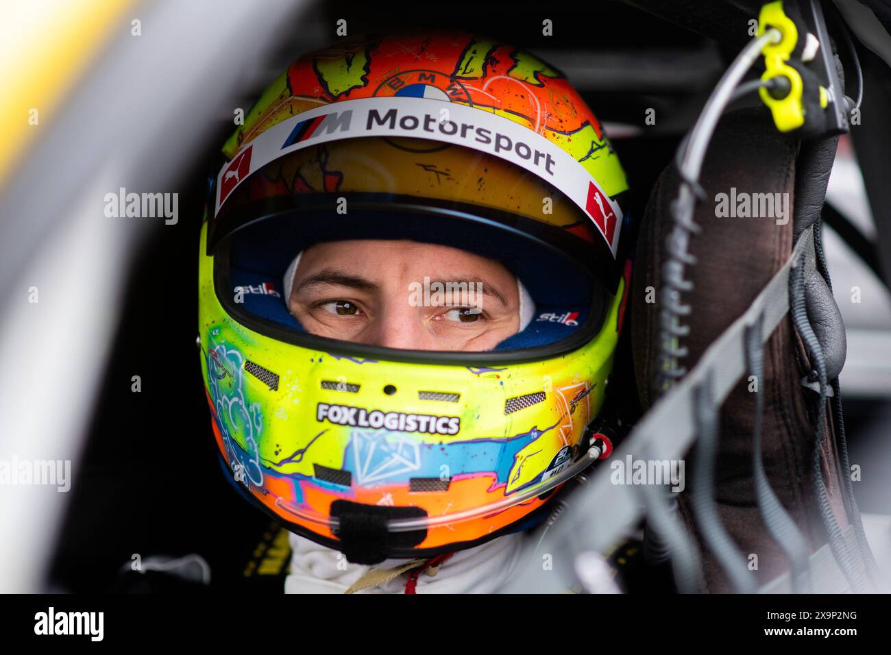 Raffaele Marciello (ROWE Racing, BMW M4 GT3, SP9, #98), GER, 52. ADAC Ravenol 24h Nuerburgring, 24 Stunden Rennen, 02.06.2024 foto: Eibner-Pressefoto/Michael Memmler Foto Stock