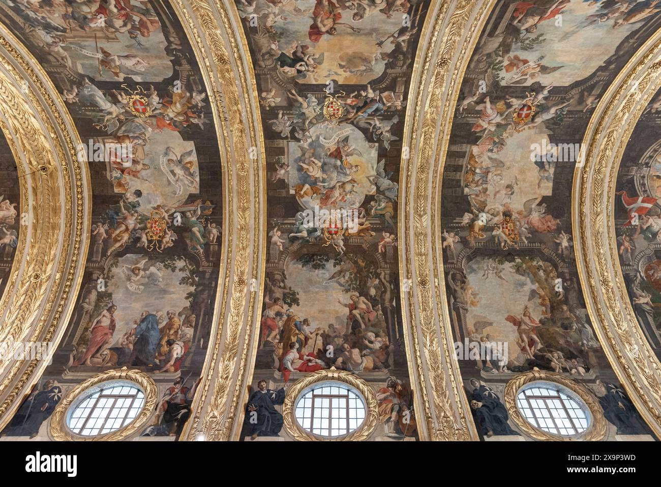 05.24.25. Malta, Valletta. Interno della concattedrale di San Giovanni. Foto Stock