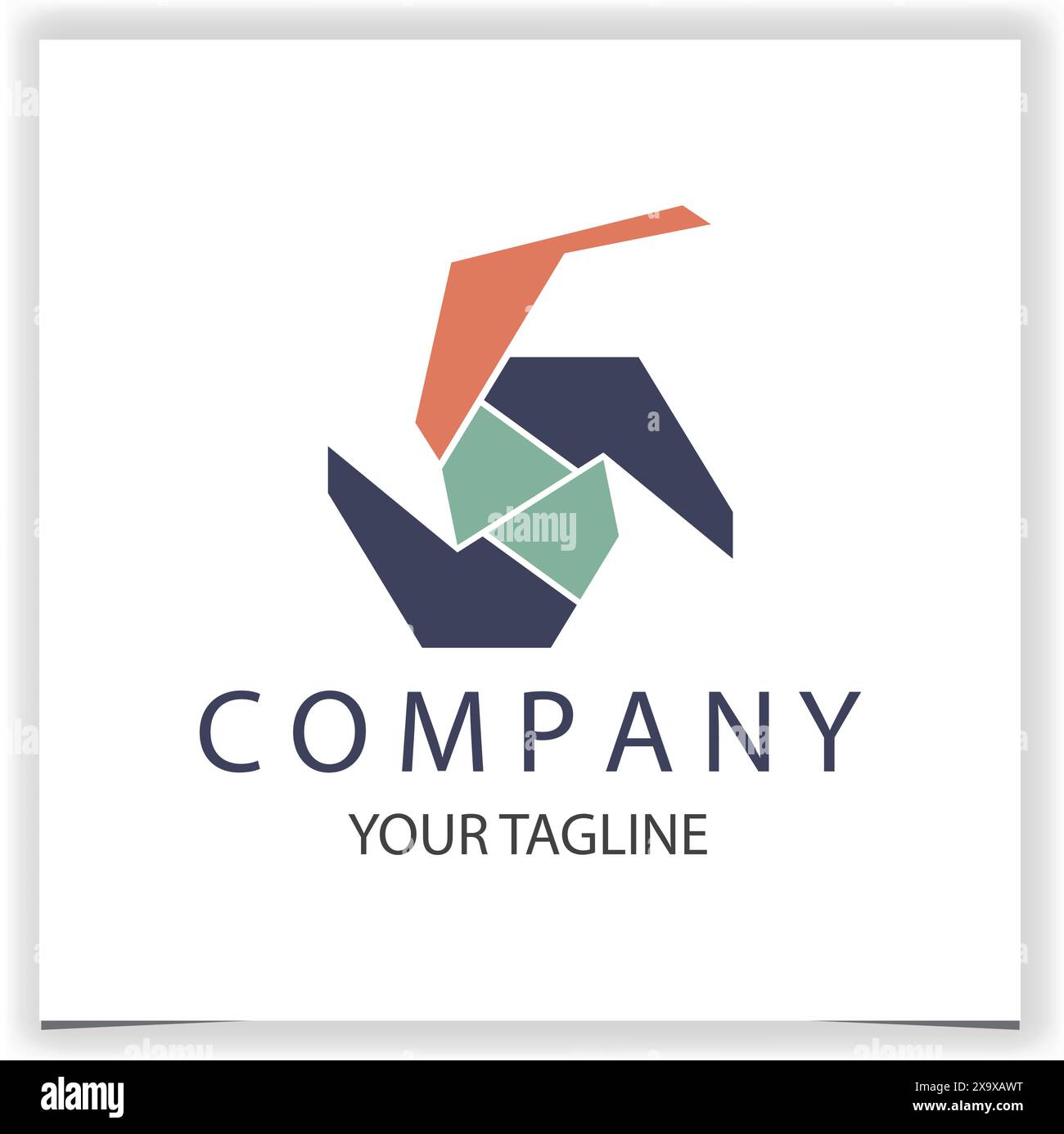 Modello di design con logo Vector zombie Illustrazione Vettoriale