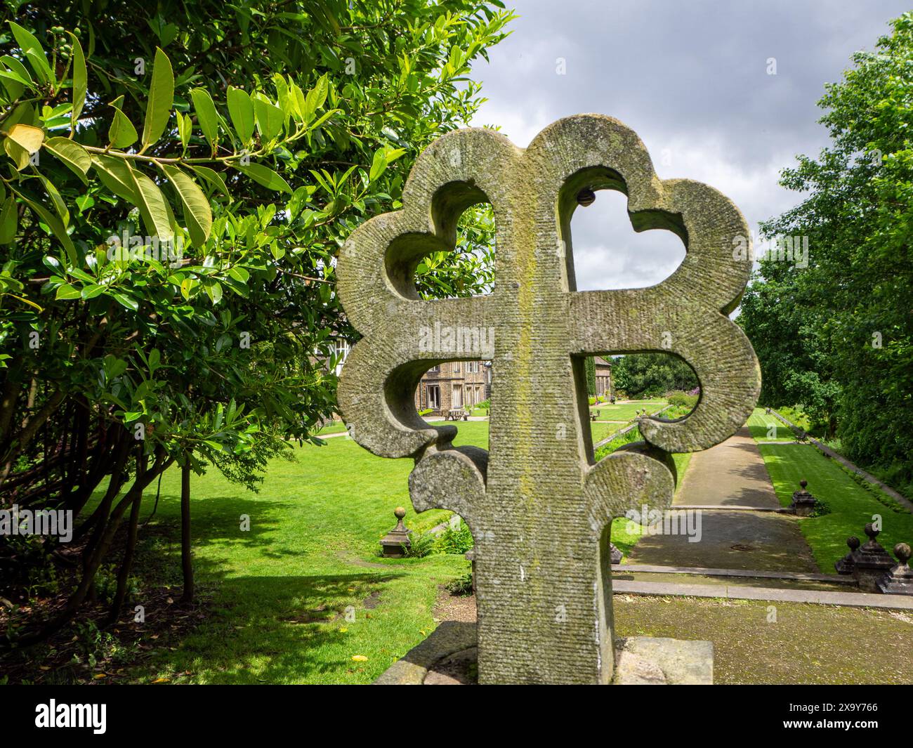 Smithills Hall Bolton, Greater Manchester, Inghilterra Foto Stock