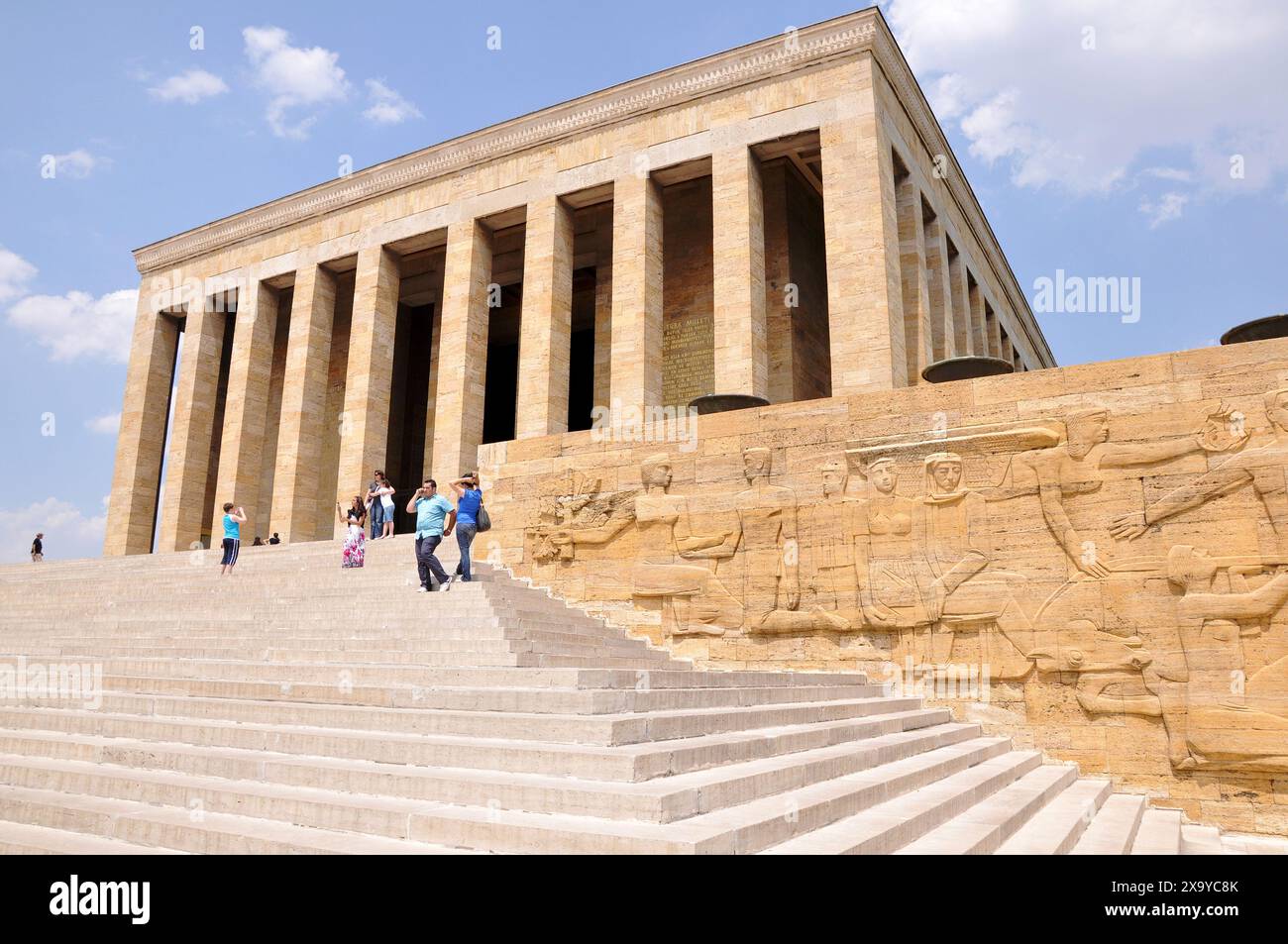 Anitkabir, Mustafa Kemal Ataturk Mausoleum, Ankara, Turchia Foto Stock