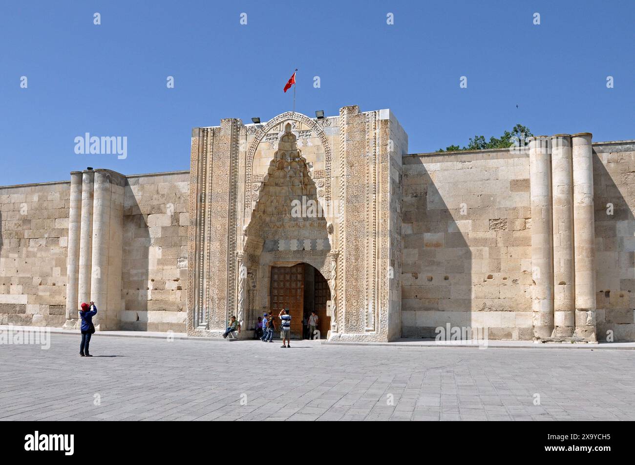Sultanhani Caravanserai, Sultanhani, provincia di Akseray, Turchia Foto Stock