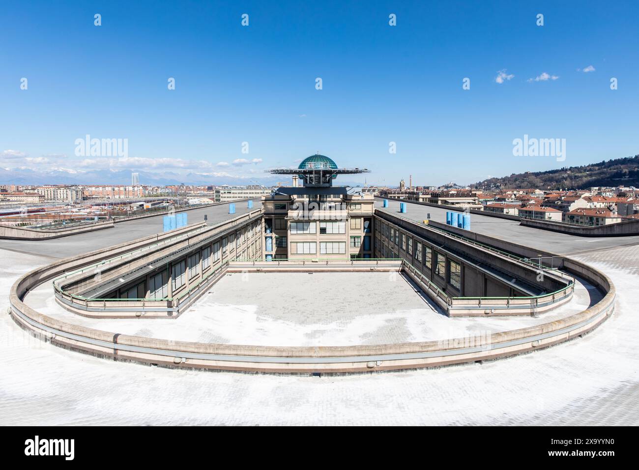 Fiat Factory Roof, Torino, Italia Foto Stock