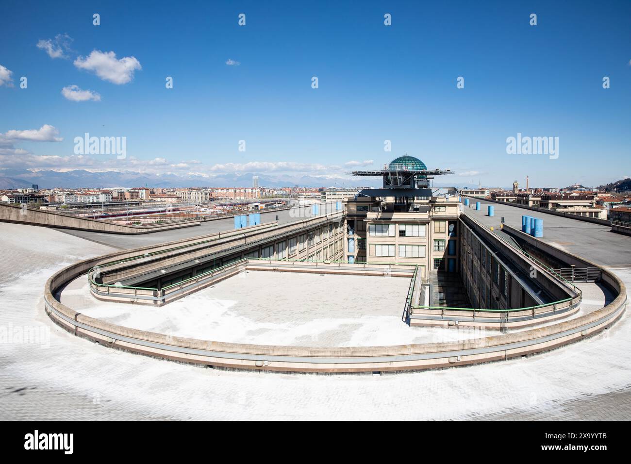Fiat Factory Roof, Torino, Italia Foto Stock