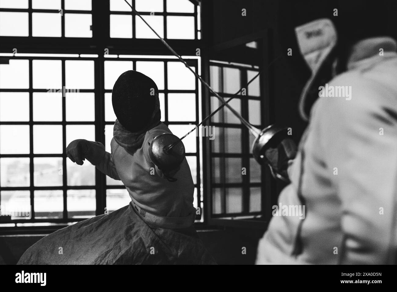 Köln, Deutsches Sportmuseum, 02.06.2024: Deutsche Meisterschaft im Rollstuhlfechten. Foto Stock