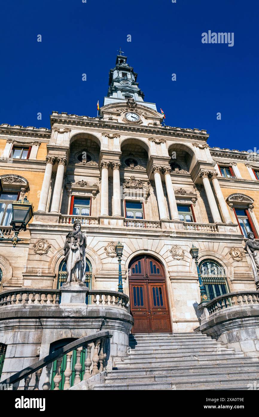 Europa, Spagna, Paesi Baschi, Municipio di Bilbao (Bilboko Udaletxea) Foto Stock