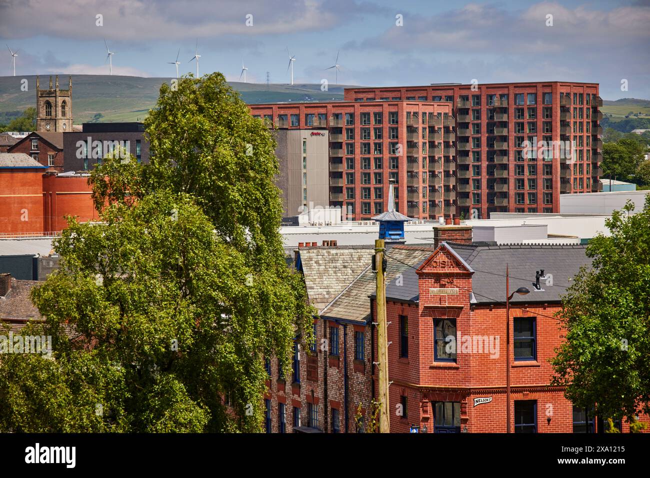 Appartamenti Upperbanks nel centro di Rochdale Foto Stock