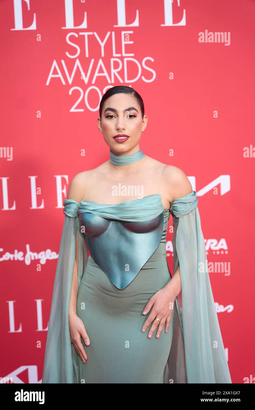 3 giugno 2024, Madrid, Madrid, Spagna: Maria Jose Llergo partecipa agli Elle Style Awards 2024 Red Carpet al Palacio de Cibeles il 3 giugno 2024 a Madrid, Spagna (immagine di credito: © Jack Abuin/ZUMA Press Wire) SOLO PER USO EDITORIALE! Non per USO commerciale! Foto Stock