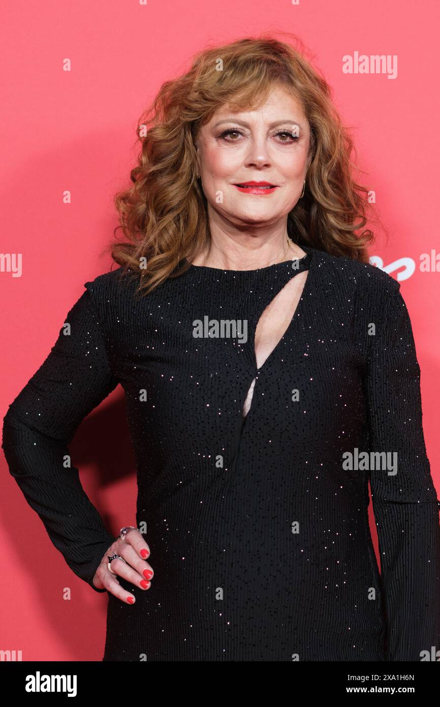 Susan Sarandon partecipa al photocall di Elle Style Awards 2024 galeria de Cristal, Palacio de Cibeles a Madrid, 3 giugno 2024, Spagna Foto Stock