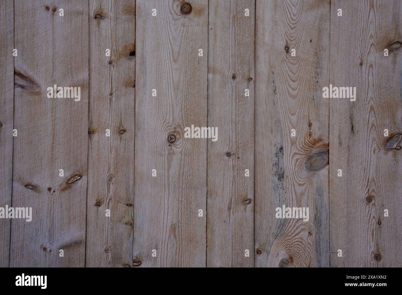 Primo piano dettagliato di superfici in legno invecchiato Foto Stock