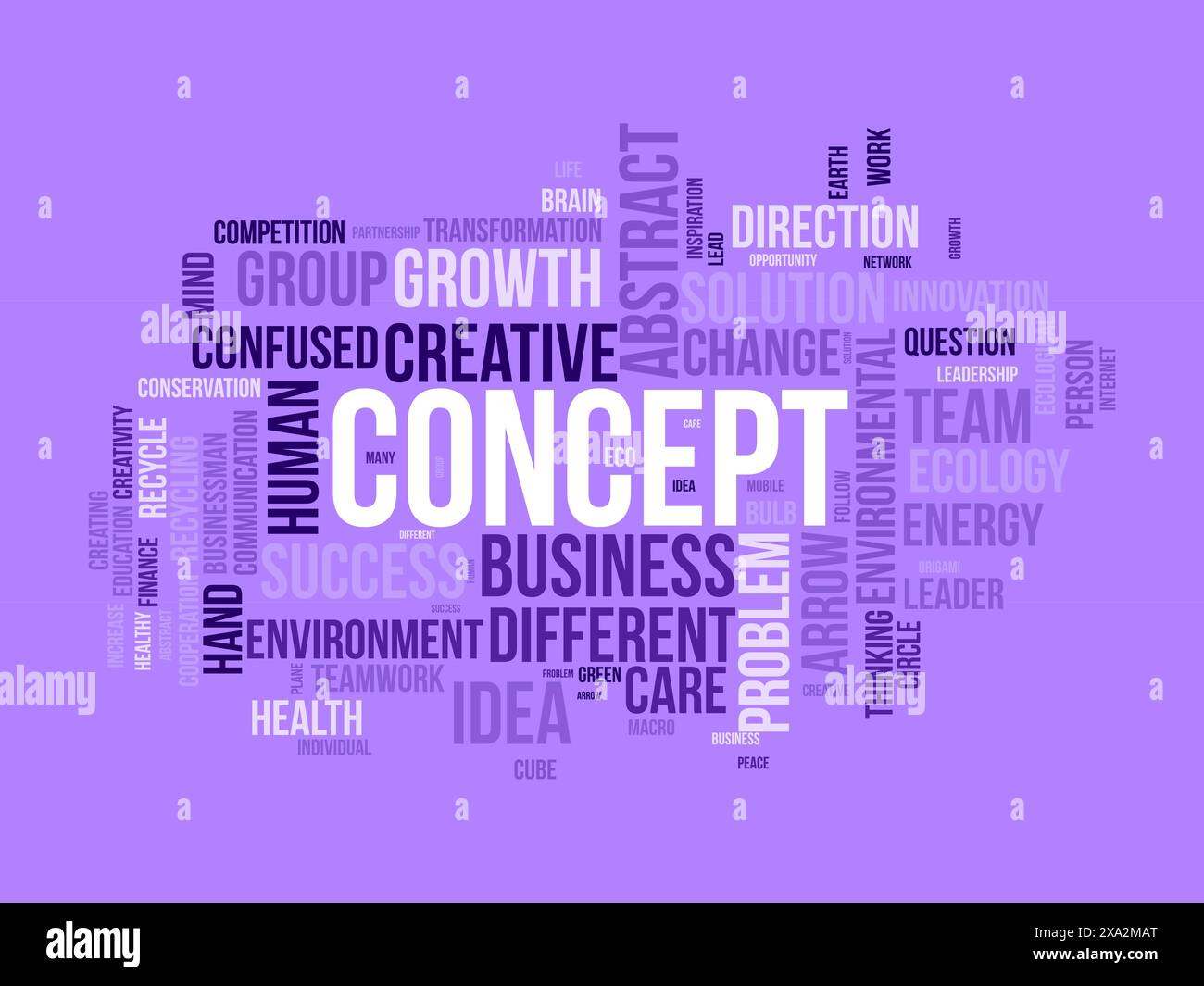 Modello cloud Word concettuale. Background tagcloud vettoriale del concept aziendale. Illustrazione Vettoriale