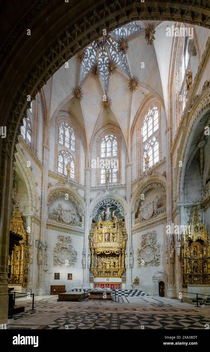 Burgos, Spagna - 14 aprile 2024: Veduta della Cappella della purificazione nella cattedrale di Burgos Foto Stock