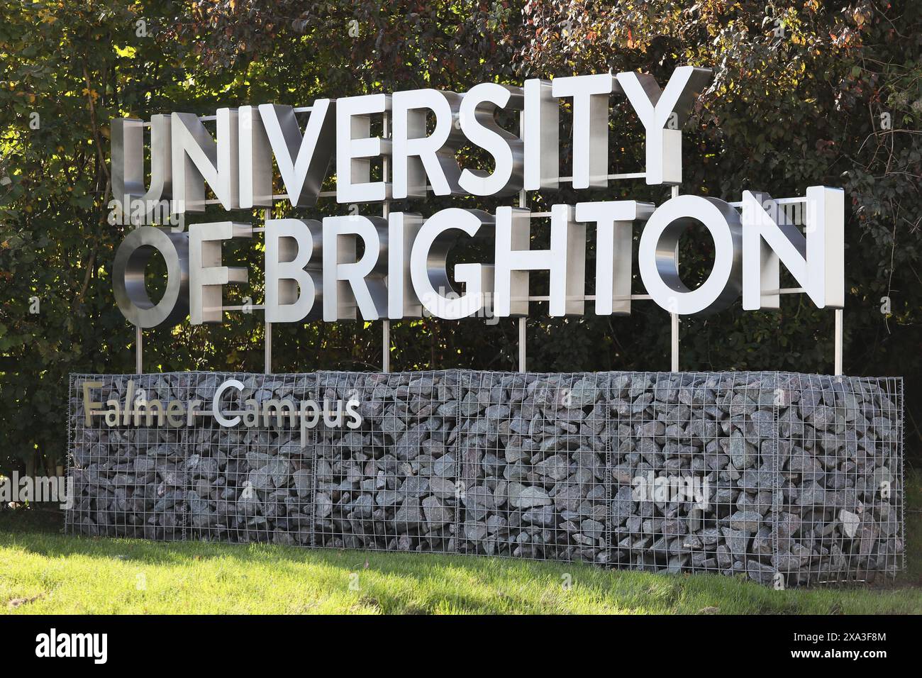 Università di Brighton, Falmer Campus. Foto Stock