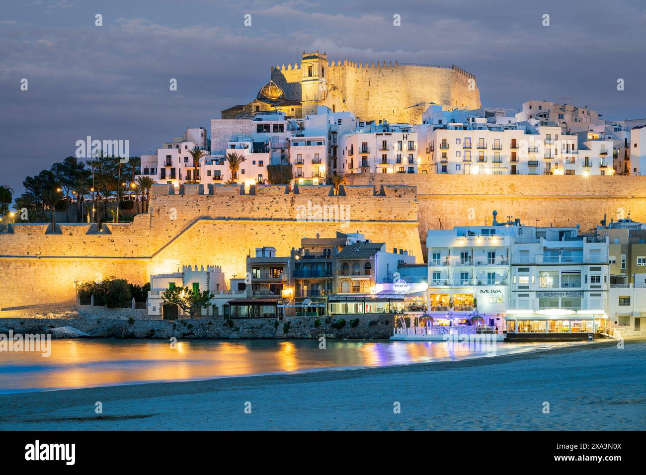 Peniscola, Comunità Valenciana, Spagna Foto Stock