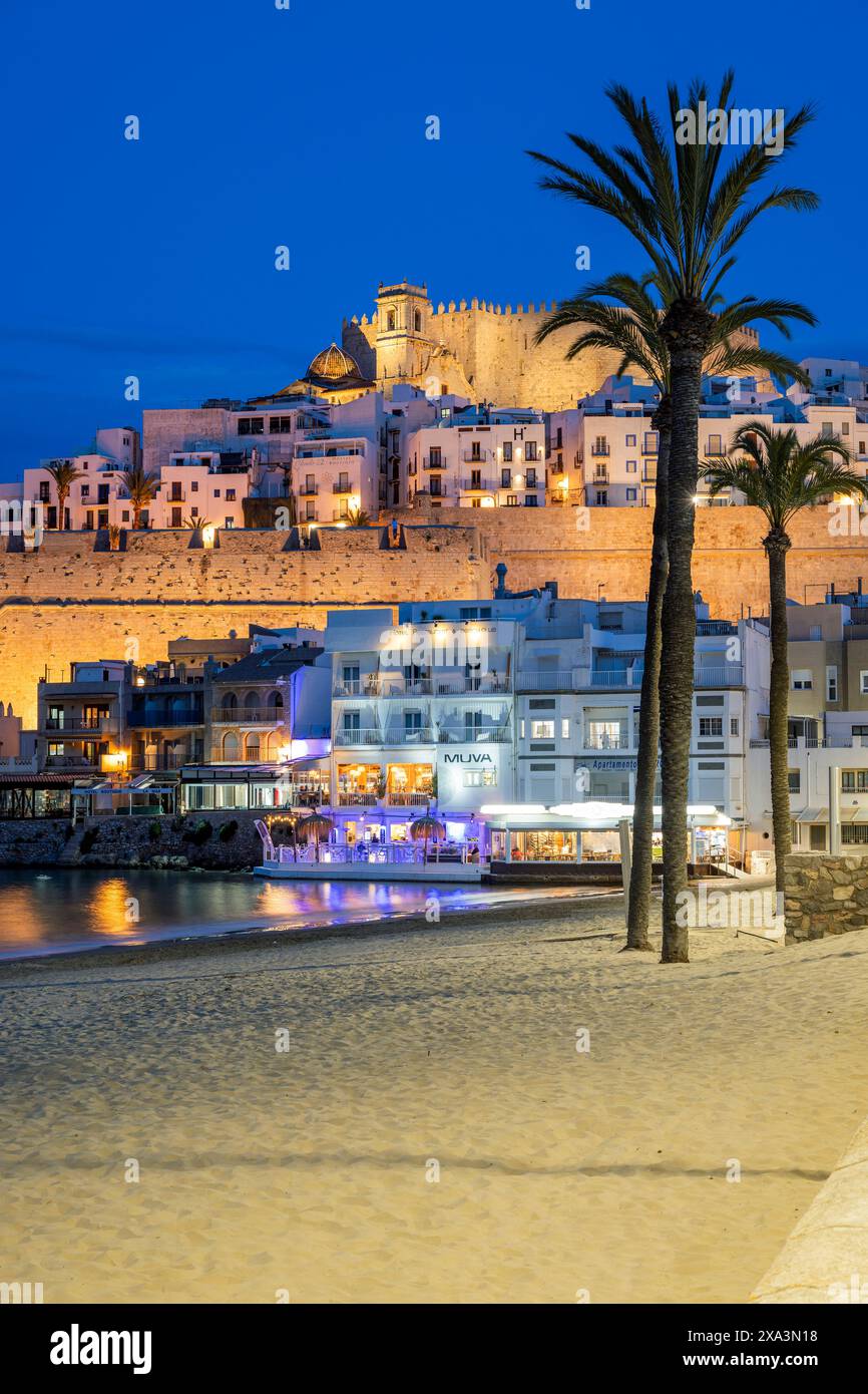Peniscola, Comunità Valenciana, Spagna Foto Stock