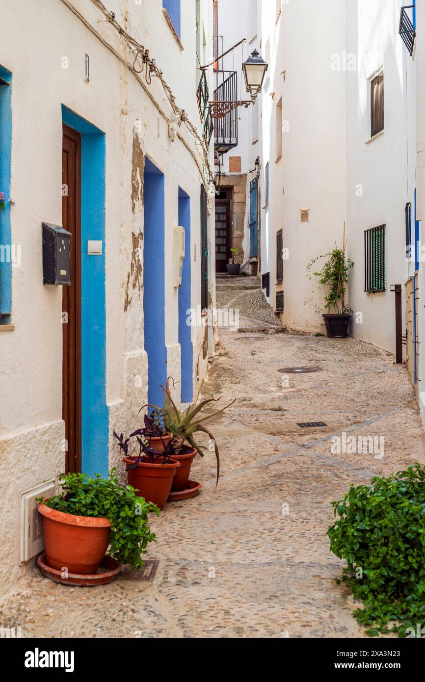 Peniscola, Comunità Valenciana, Spagna Foto Stock