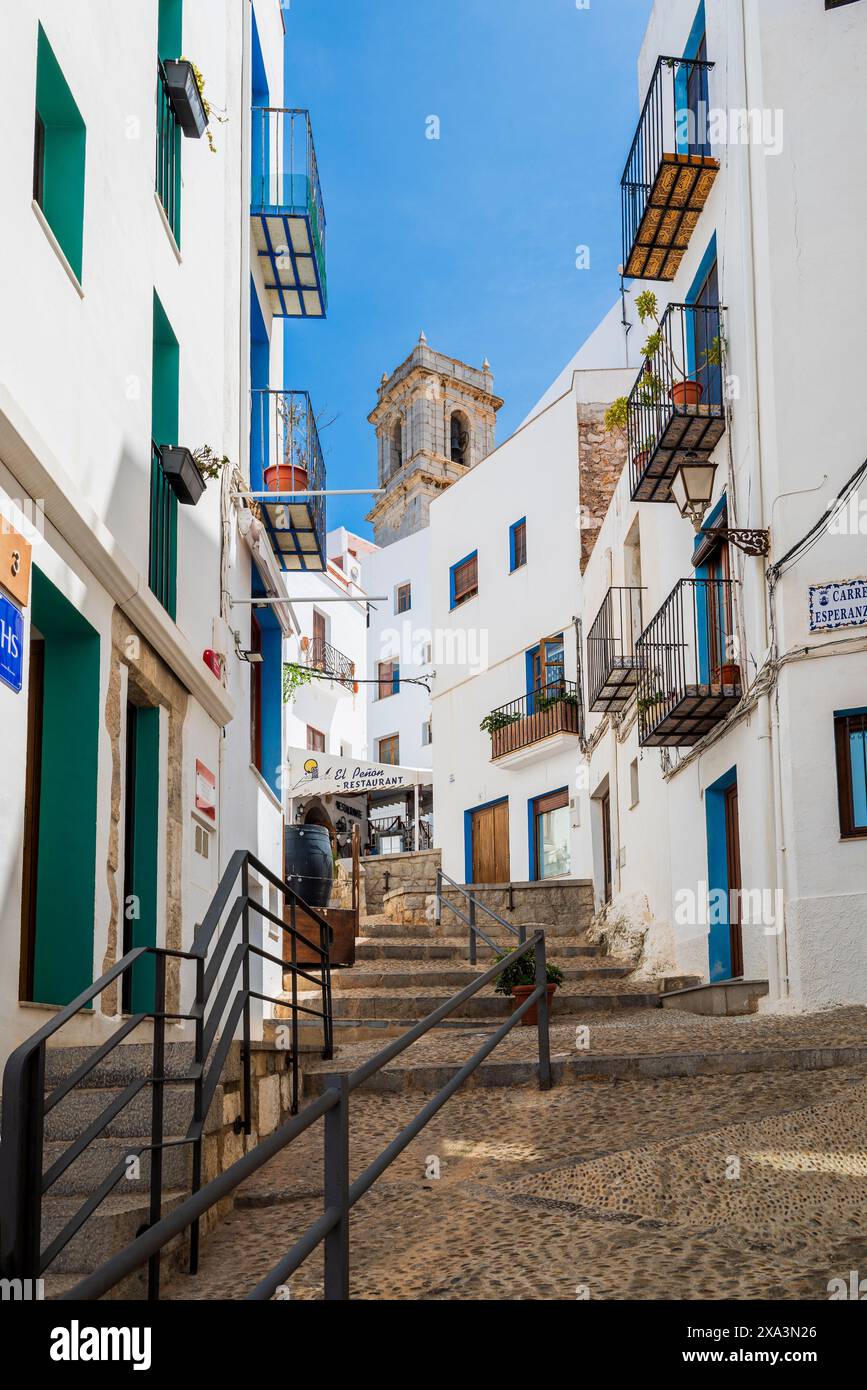Peniscola, Comunità Valenciana, Spagna Foto Stock