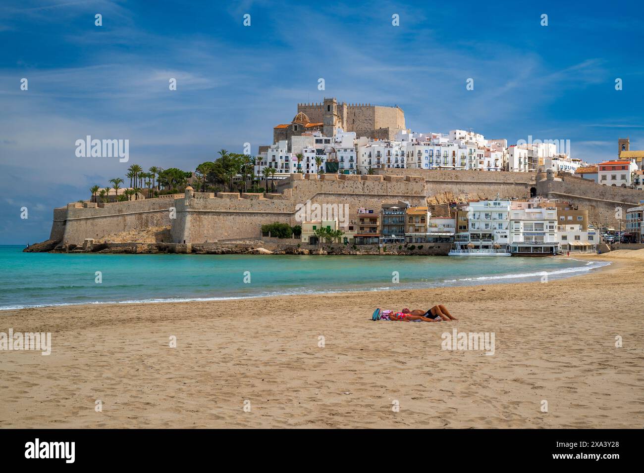Peniscola, Comunità Valenciana, Spagna Foto Stock