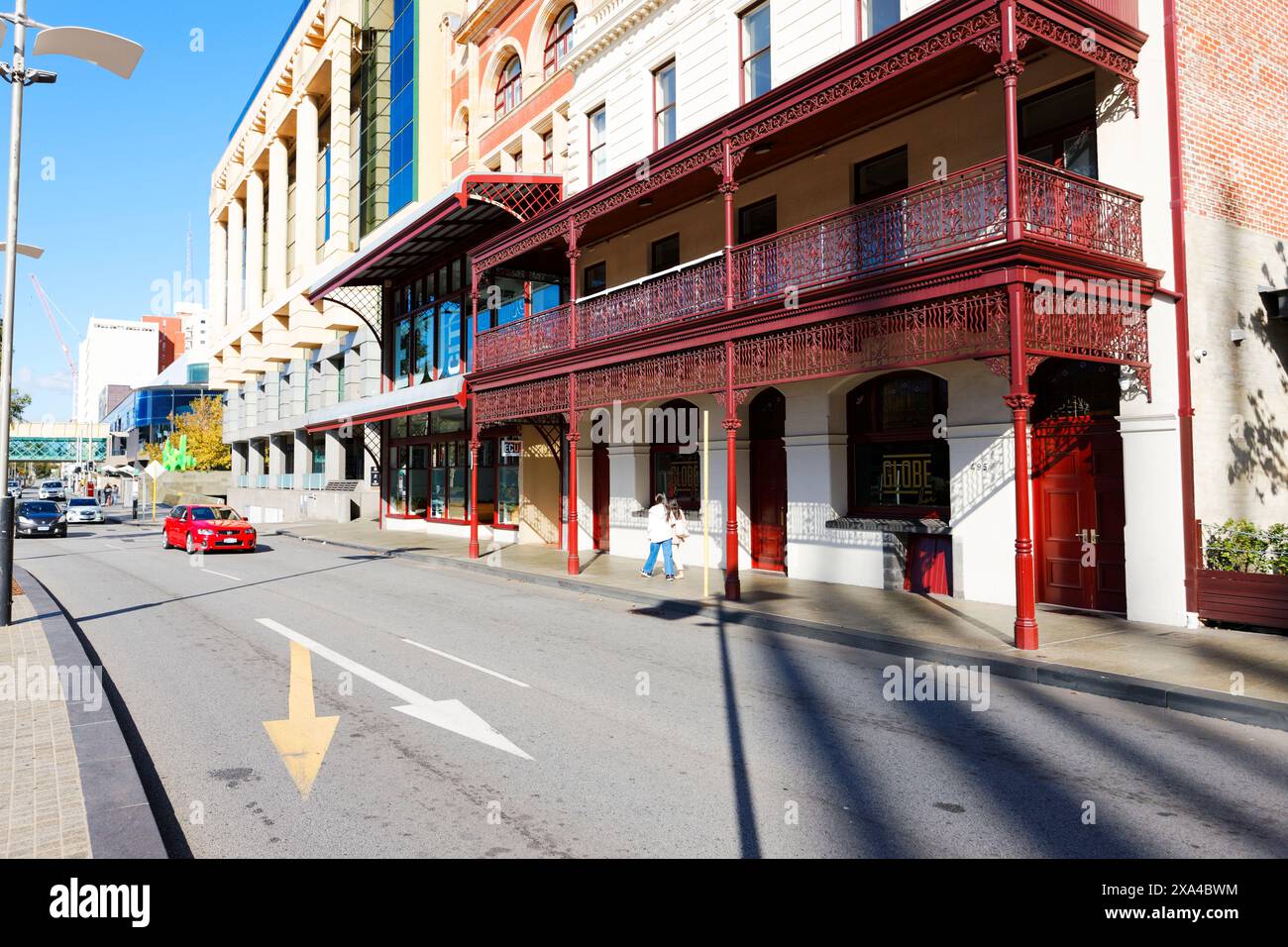 The Globe Hotel, Wellington Street, Perth, Australia Occidentale Foto Stock