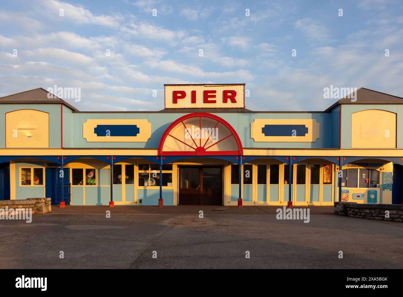 Il Grand Pier a Teignmouth Foto Stock