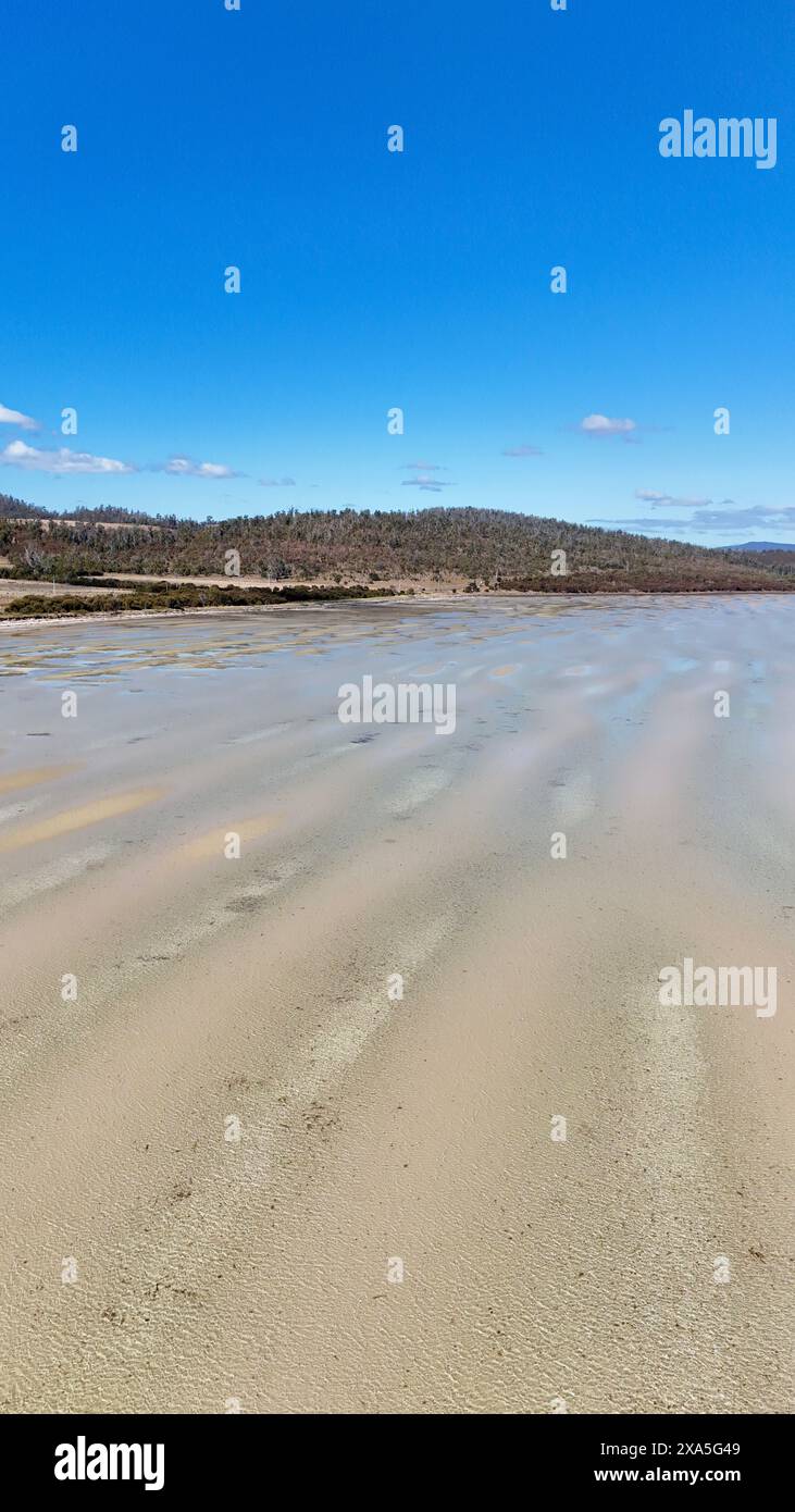 Una vista panoramica di Bingin Beach, Bali. Foto Stock