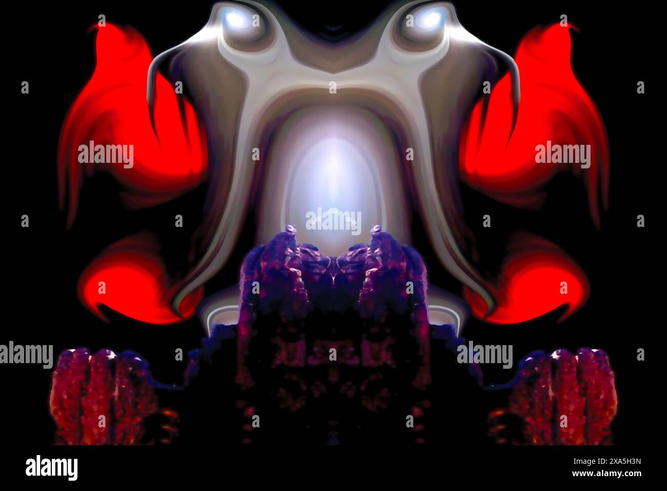 An Abstract Fractal Graphic (grafica astratta) originariamente realizzato nel 2010. Non sono disponibili immagini di riferimento. Non creato dall'IA. Foto Stock