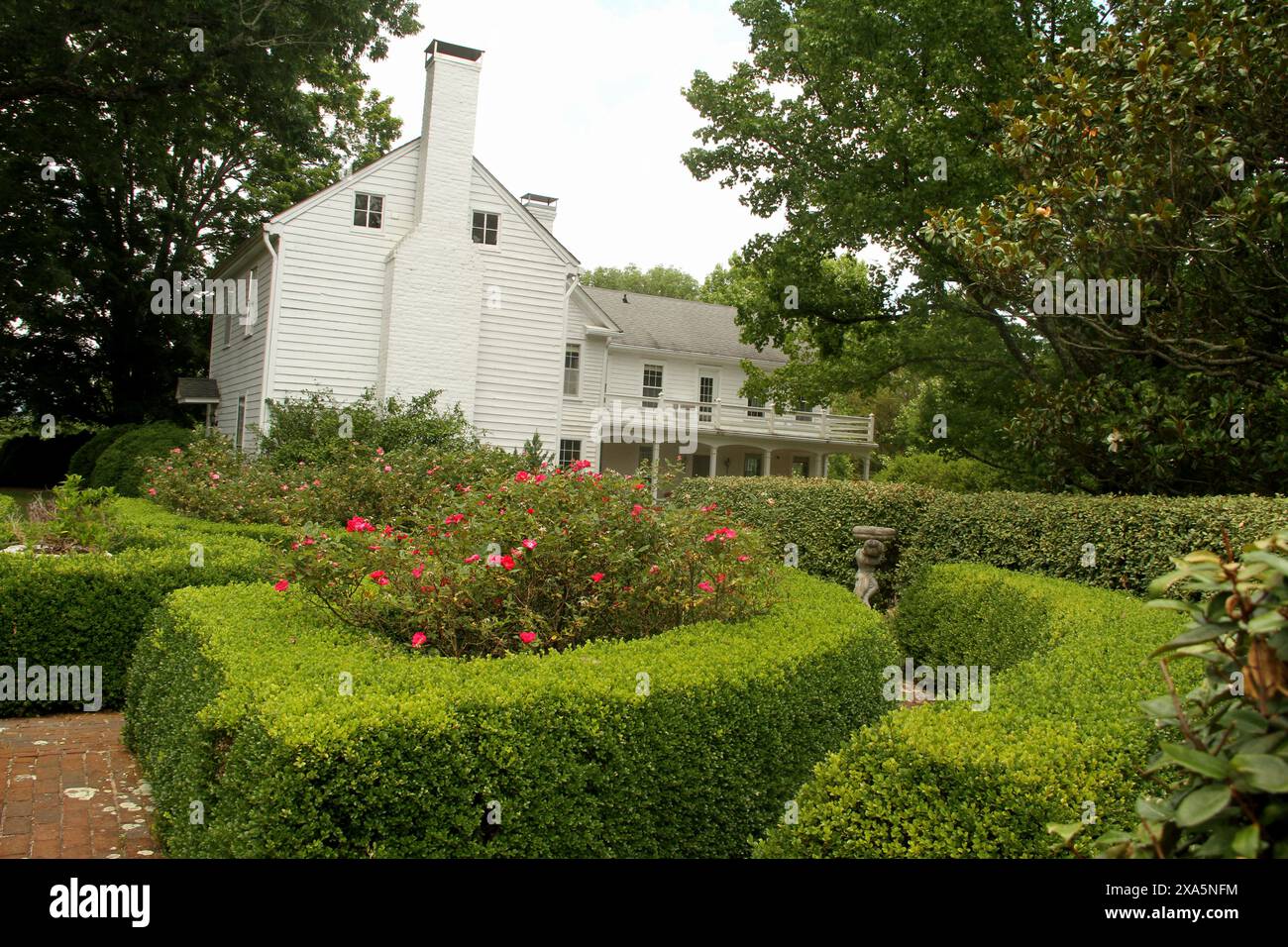 Bedford, Virginia, U.S.A. veduta della fattoria Cloverlea presso il Claytor Nature Center. Foto Stock