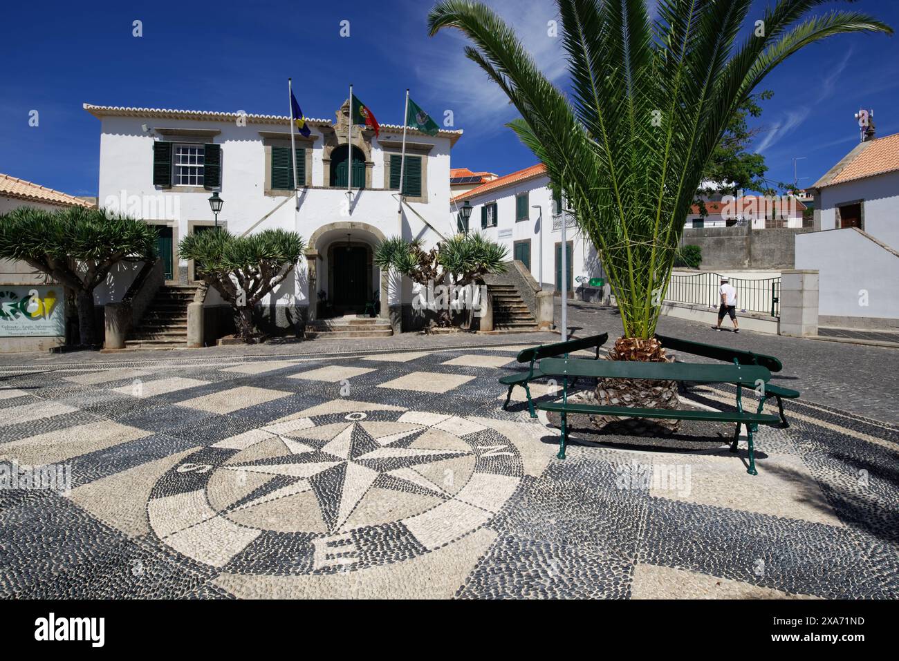 Nella tranquilla Vila Baleira, Porto Santo, Portogallo. Foto Stock