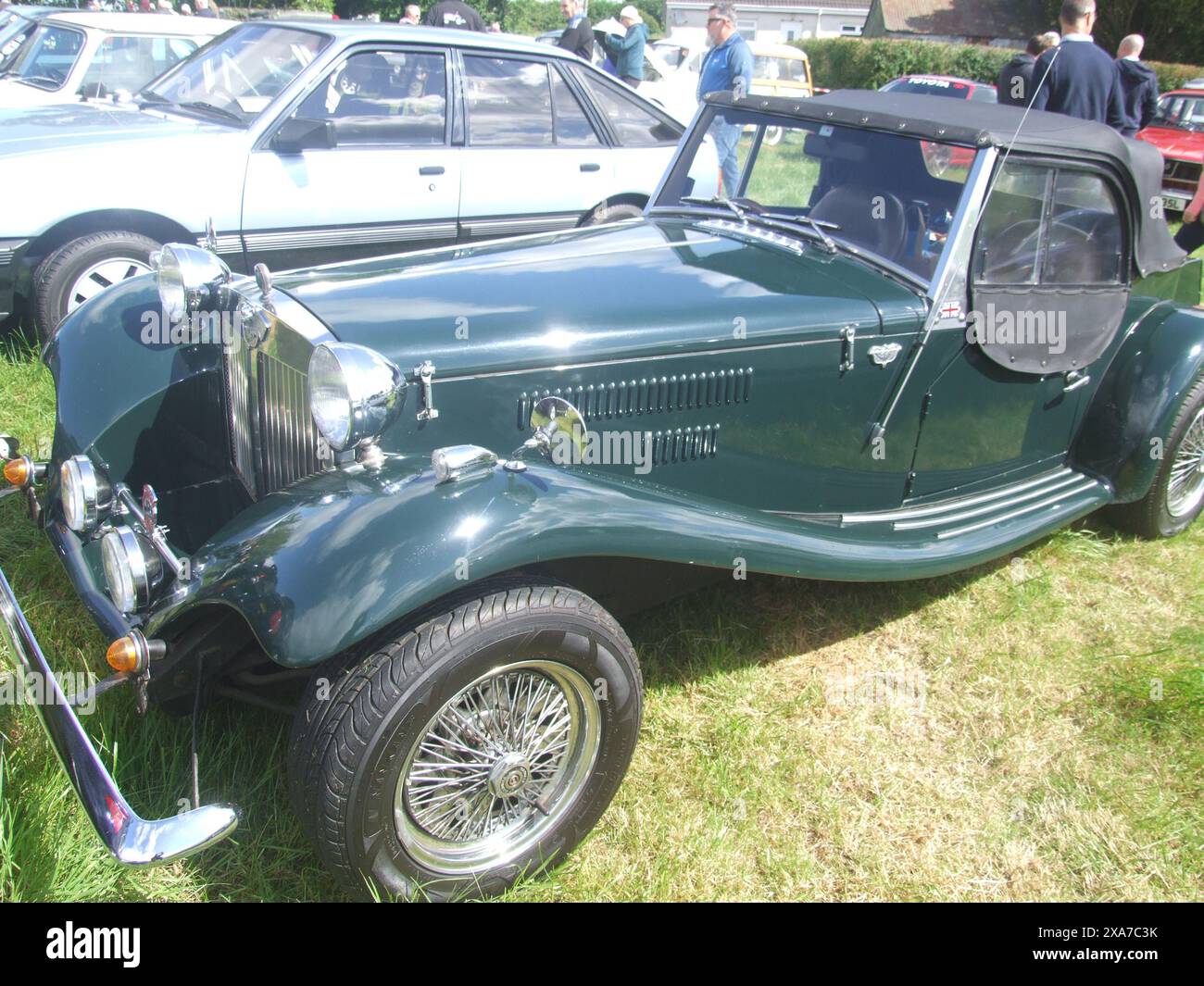 Auto sportiva in stile anni cinquanta, Magheragall County Fair 2024 Foto Stock