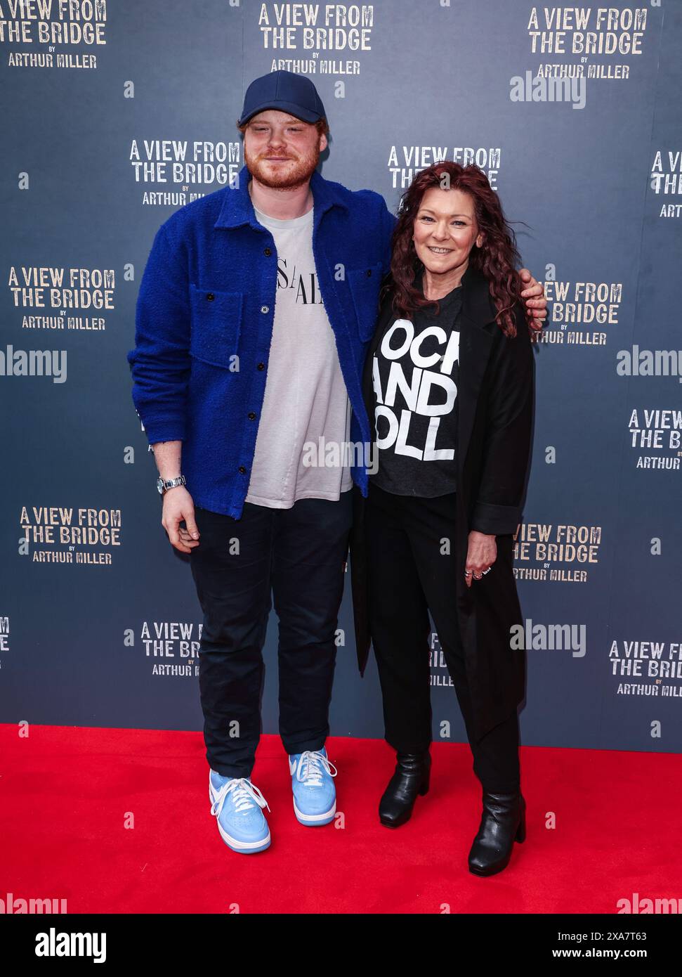 Londra, Regno Unito. 4 giugno 2024. Sam Williams e Finty Williams partecipano alla serata stampa per "A View from the Bridge" al Theatre Royal Haymarket di Londra. Credito: SOPA Images Limited/Alamy Live News Foto Stock