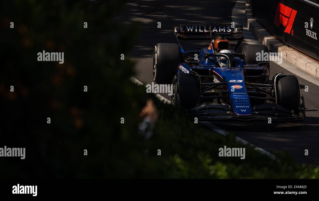 Monte-Carlo, Monaco - 26 MAGGIO 2024, #23 Alex Albon (THAI, Williams), 2024 Gran Premio di Formula 1 di Monaco Foto Stock