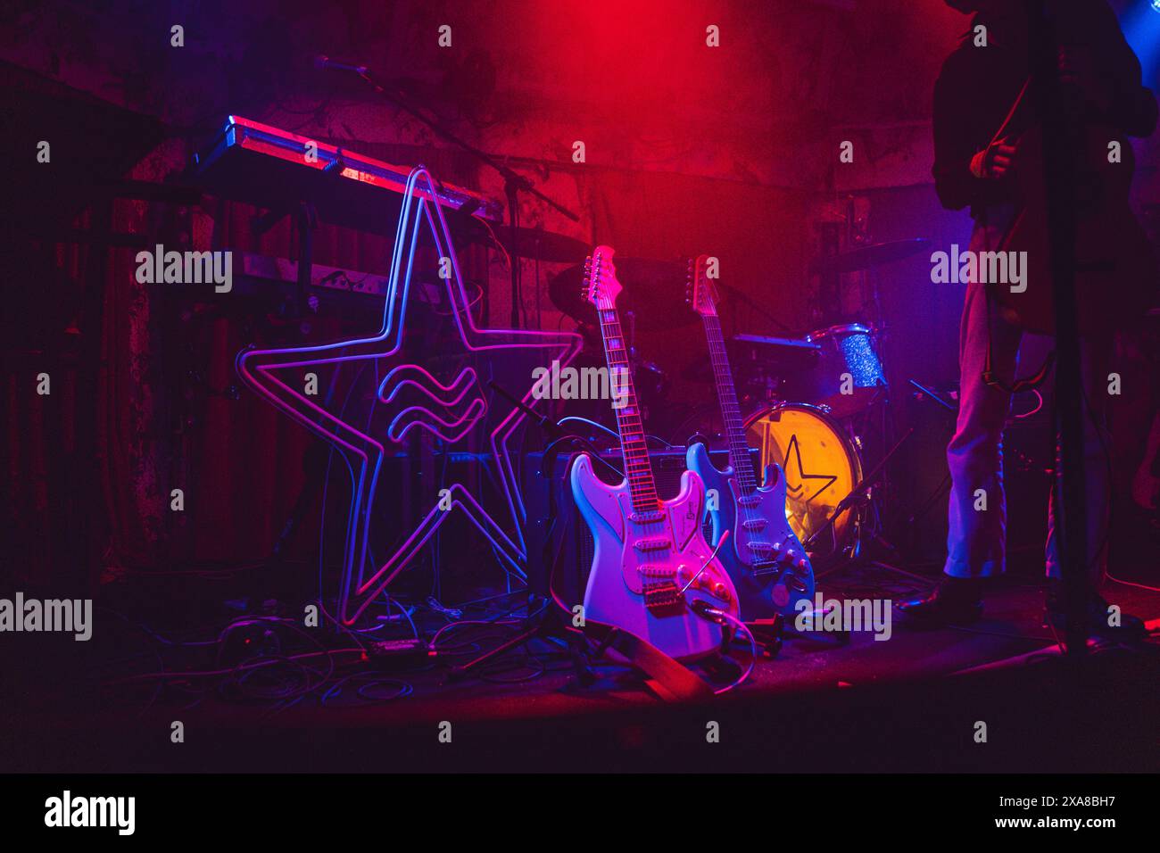 Nuota in profondità al Deaf Institute di Manchester Foto Stock