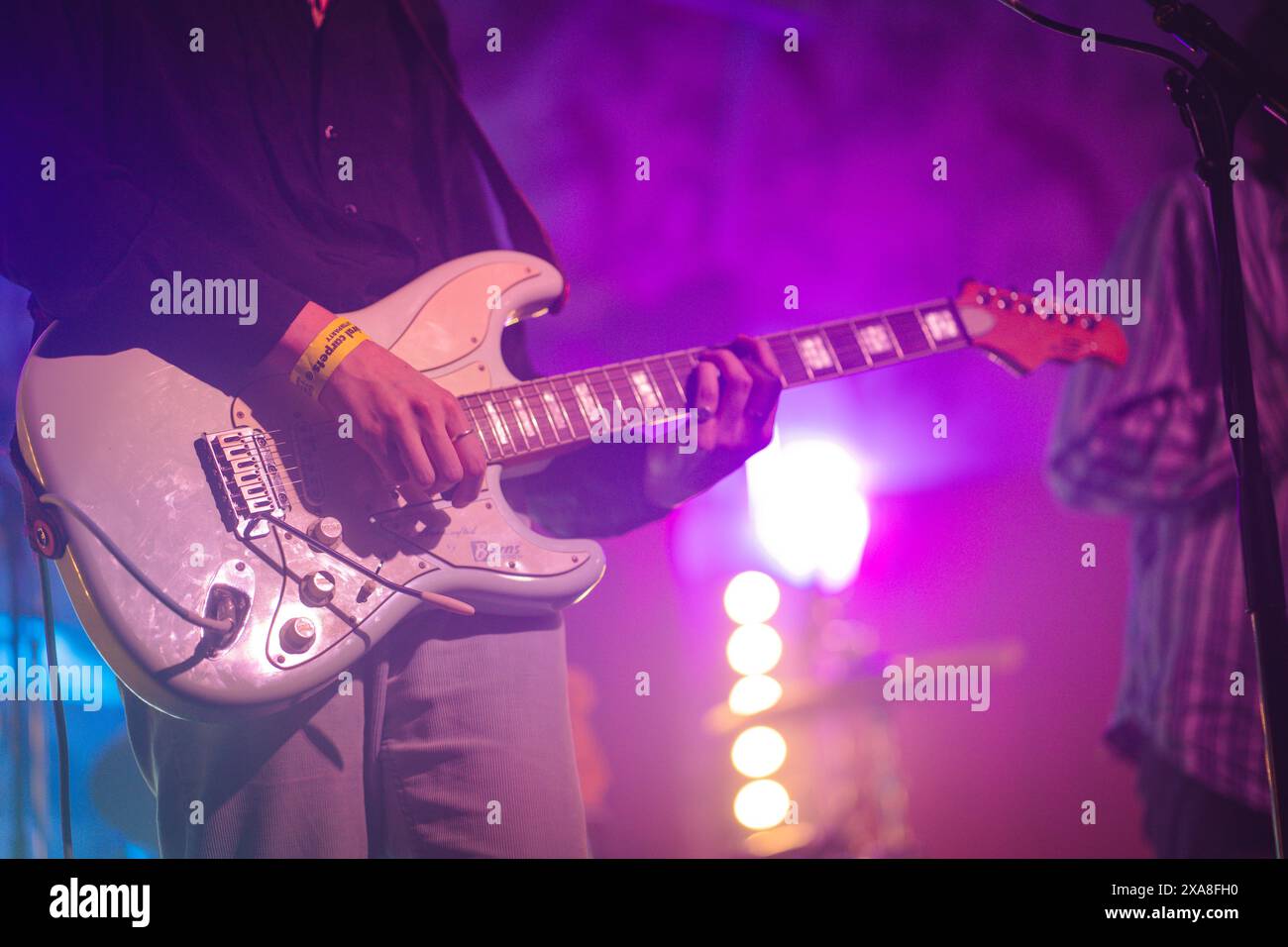 Swim Deep si esibisce dal vivo al Deaf Institute, Manchester, 04.06.24 Foto Stock