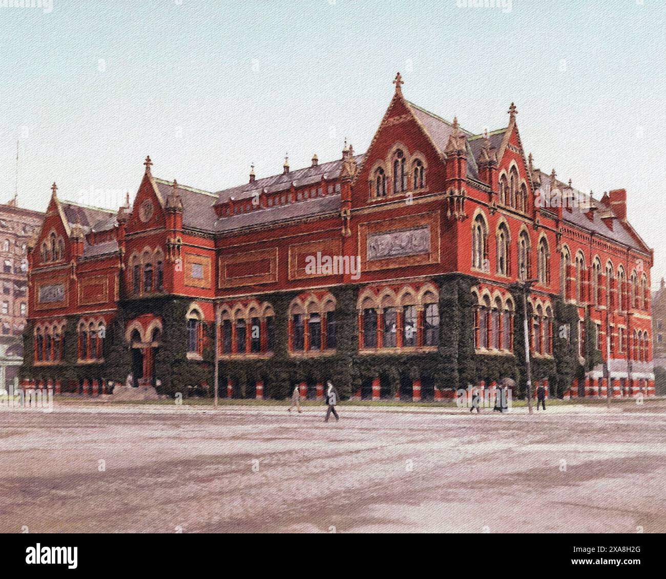 Art Museum, Boston, Suffolk County, Massachusetts 1902. Foto Stock