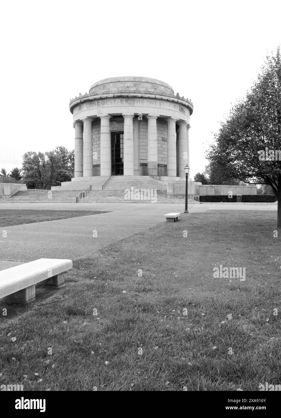 Parco storico nazionale George Rogers Clark a Vincennes, Indiana. STATI UNITI Foto Stock