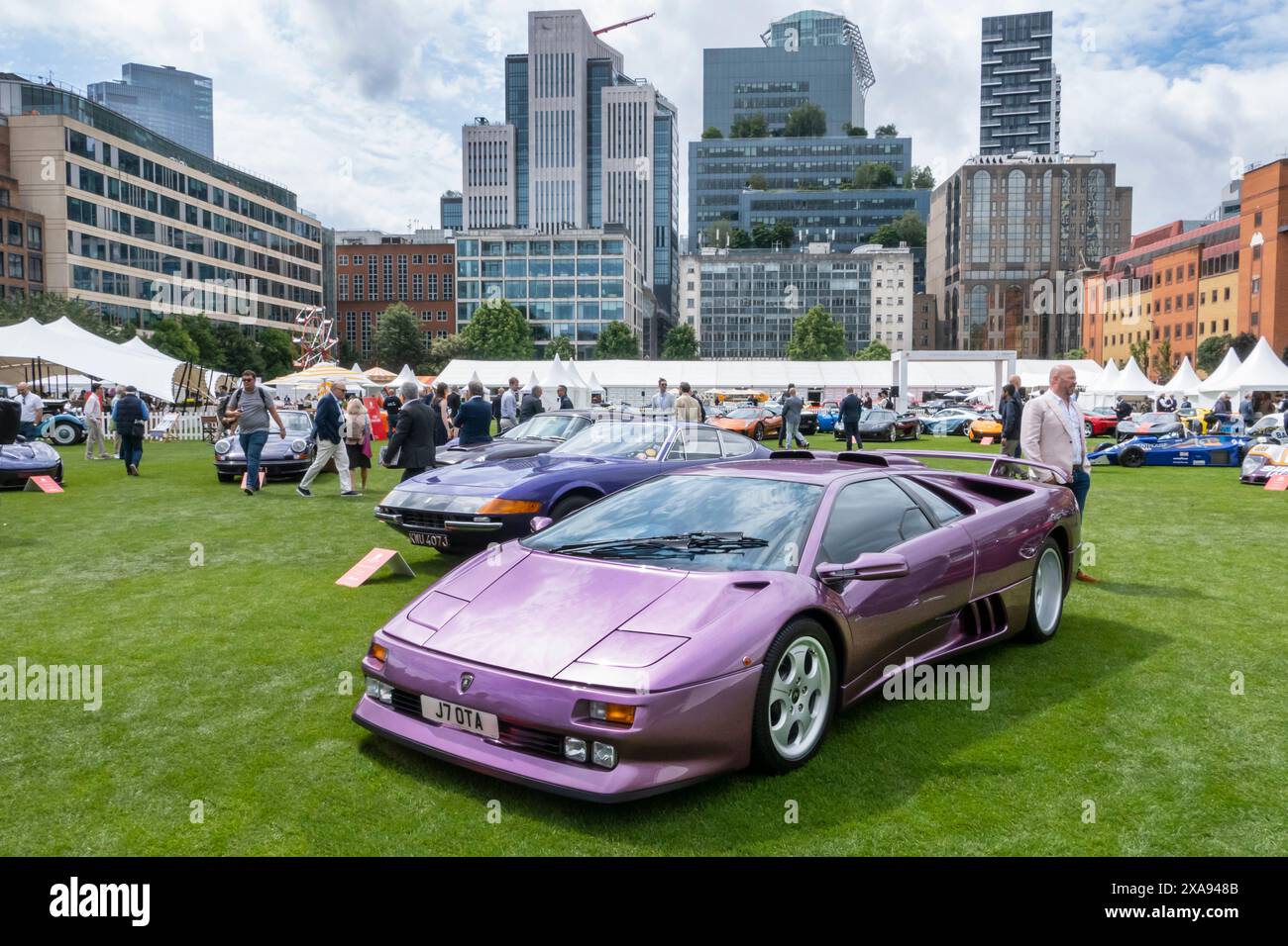 1995 Lamborghini Diablo SE30 Joya al 2024 London Concours presso l'Honourable Artillery Comany nella City of London UK Foto Stock