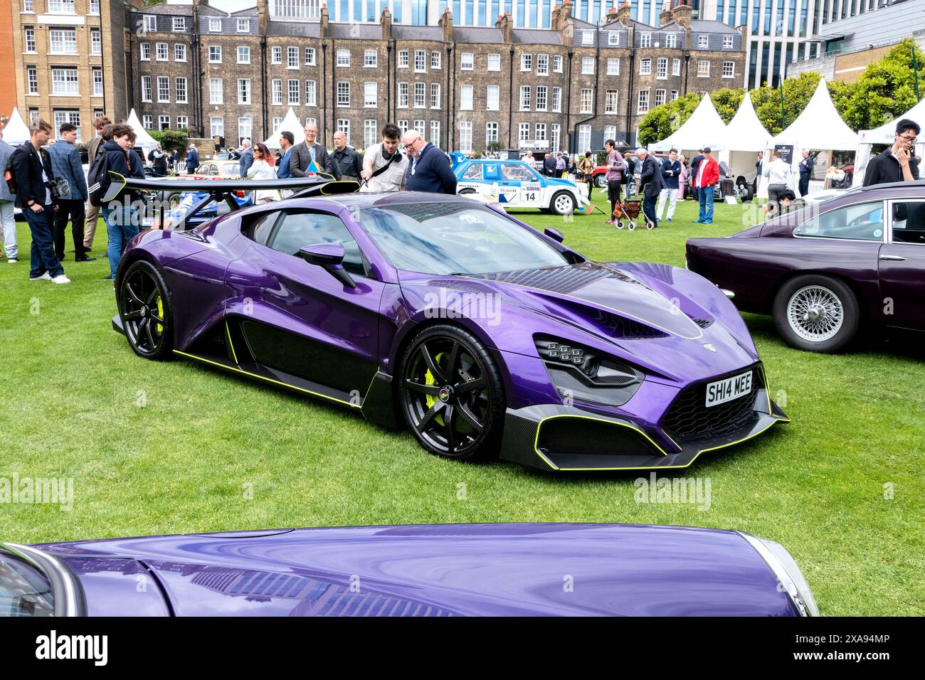 2022 Zenvo TSR-S al Concorso di Londra 2024 presso la Honourable Artillery Company nella City of London UK Foto Stock