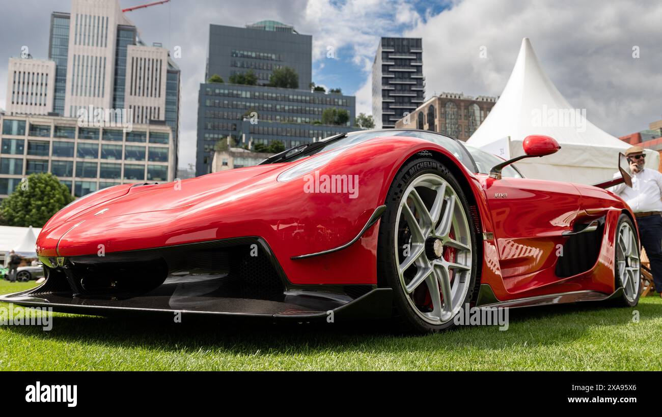 Koenigsegg Jesko al London Concours 2024 Foto Stock